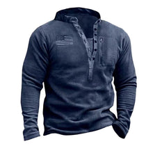Load image into Gallery viewer, Men&#39;s Outdoor Fleece Henley Collar Sports Sweatshirt
