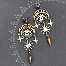 Load image into Gallery viewer, &quot;The Eye of Horus&quot; Earrings

