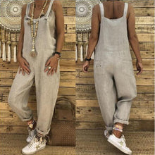 Load image into Gallery viewer, Casual Jumpsuits Overalls Baggy Bib Pants Plus Size
