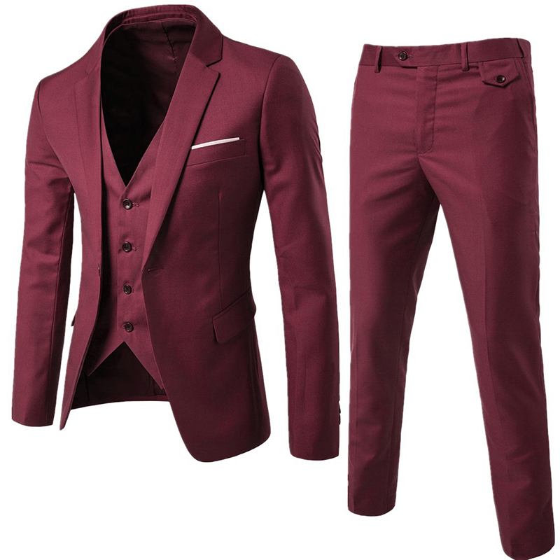 Men's Suit Three Piece Suit