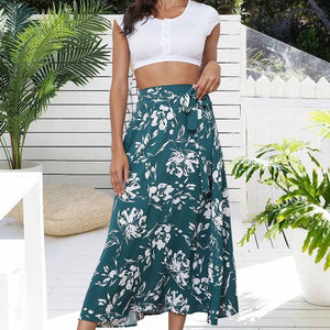 Floral Chiffon Skirt