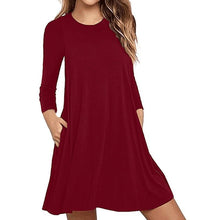 Load image into Gallery viewer, Long Sleeve Sweatshirt Travel Dress
