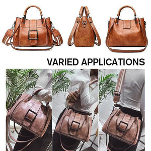 new Korean archaistic bucket bag