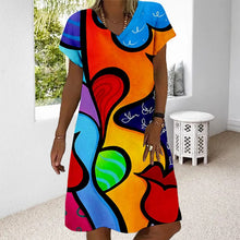 Load image into Gallery viewer, Printed Ethnic Dress
