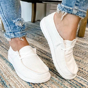 Women's Canvas Lace-Up Sneakers