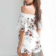 Load image into Gallery viewer, Summer Floral Chiffon Rompers
