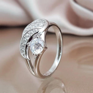 Angel's Wing Embrace Ring