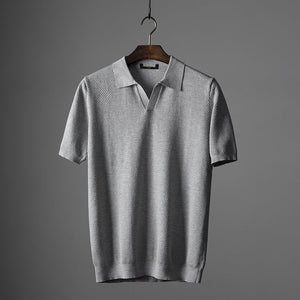 TOM HARDING KNITTED POLO SHIRT