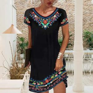 Black Ethnic Style Skirt