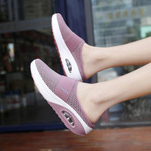 Load image into Gallery viewer, Women&#39;s Mesh Slingback Flat Sandals
