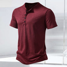 Load image into Gallery viewer, HENLEY SHORT SLEEVE SHIRT
