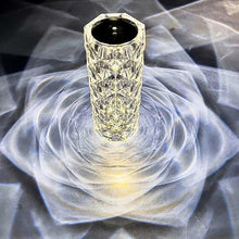 Load image into Gallery viewer, Rose Rays Crystal Diamond Table Lamp
