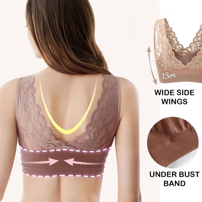 Breathable Sports Push Up Lace Bra