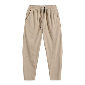Corduroy Drawstring Harem Pants