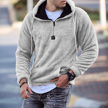 Load image into Gallery viewer, Fuzzy Sweatshirt With Stand-up Collar
