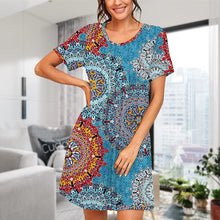 Load image into Gallery viewer, Printed Plus Size Dress
