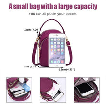 Load image into Gallery viewer, Small colored shoulder bag for women
