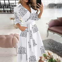 Load image into Gallery viewer, V-neck Printed Dress
