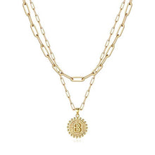 Load image into Gallery viewer, Gold Initial Necklaces for Women
