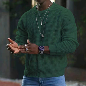 Long Sleeve Crew Neck Pullover Sweater