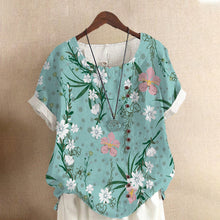 Load image into Gallery viewer, Cotton Linen Vintage T-Shirt
