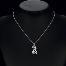 Load image into Gallery viewer, Graceful Love Giraffe Necklace
