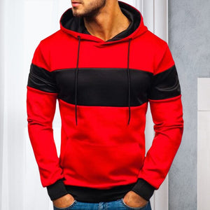 Men's Sports Hooded Sweatshirt With Drawstring