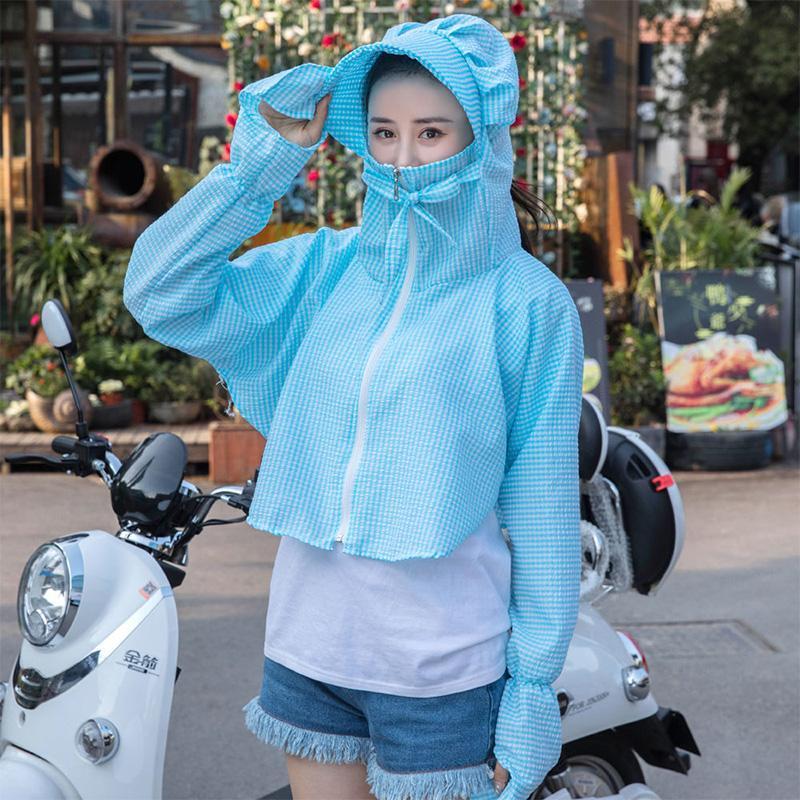 Women New Anti-UV Breathable Ice Silk Sun Coat