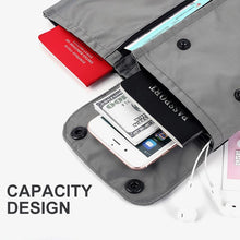 Load image into Gallery viewer, RFID Blocking Wallet Travel Pouch
