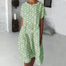 Load image into Gallery viewer, Sunflower Short Sleeve Dress
