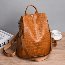 Load image into Gallery viewer, Women Fashion Soft Leather Backpack
