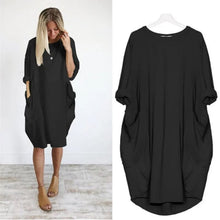Load image into Gallery viewer, Loose Swing Panel Long Dress
