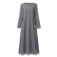 Load image into Gallery viewer, Lace Fleece Dress
