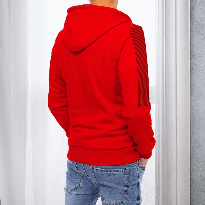 Men's Spring Autumn Casual Fashion Printed Hooded Sweatshirt
