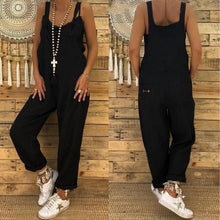 Load image into Gallery viewer, Casual Jumpsuits Overalls Baggy Bib Pants Plus Size
