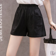 Load image into Gallery viewer, Women&#39;s Casual Summer Cotton Linen Shorts
