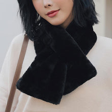 Load image into Gallery viewer, Faux Fur Crossover Scarf
