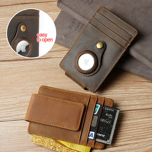 Locator Leather Card Holder