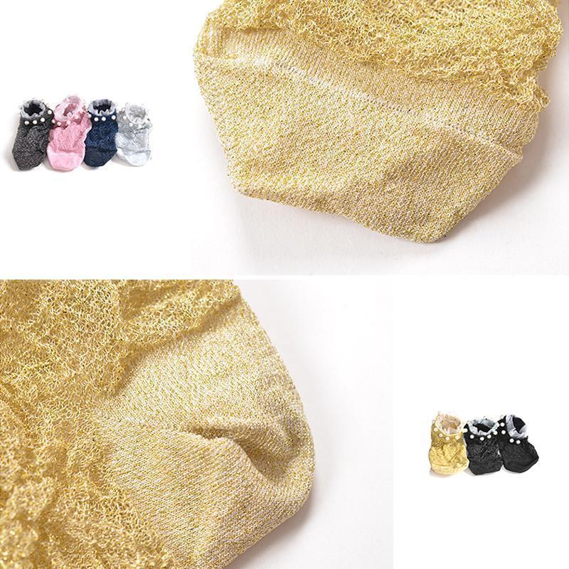 Harajuku Vintage Glitter Silver Women's socks