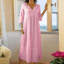 Load image into Gallery viewer, COTTON LINEN SNAP FRONT DUSTER
