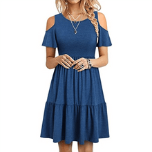 Load image into Gallery viewer, Short Sleeve Off Shoulder Dress
