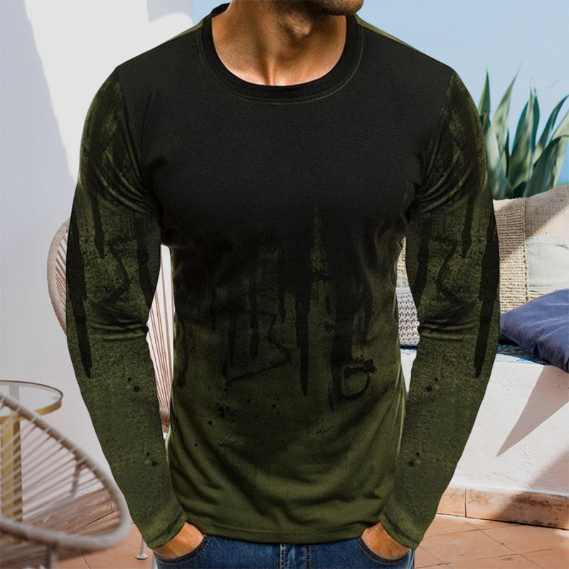 Sports Camouflage Long Sleeve T-Shirt