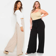 Load image into Gallery viewer, Ice Silk Wide Leg Women&#39;s Pants
