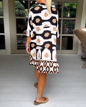 Load image into Gallery viewer, Printed 3/4 Sleeve Dress
