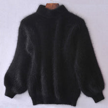 Load image into Gallery viewer, Cashmere Loose Solid Color Knit Sweater
