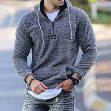 Load image into Gallery viewer, Fuzzy Sweatshirt With Stand-up Collar
