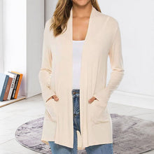 Load image into Gallery viewer, Women&#39;s Casual Lightweight Open Front Long Sleeve Cardigans
