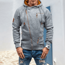 Load image into Gallery viewer, Men&#39;s Hooded Side Zip Cationic Sweatshirt
