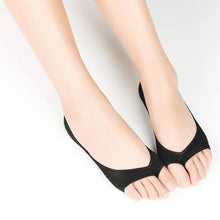 Load image into Gallery viewer, Open-toed Silicone Pad Liner Socks
