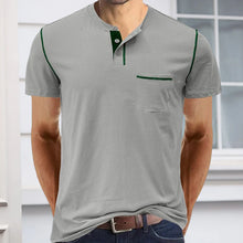Load image into Gallery viewer, Solid Color Casual Short Sleeve T-Shirt
